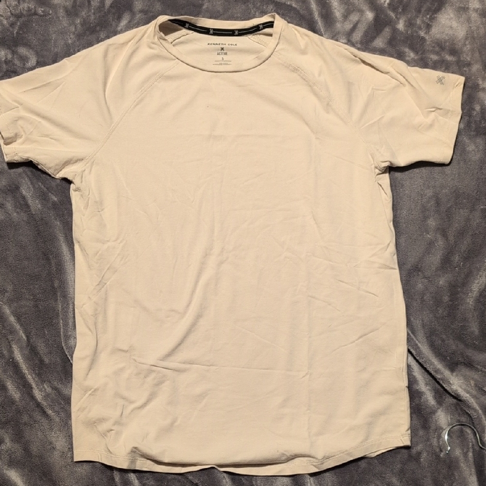 Kenneth Cole Cream Short Sleeve Tee